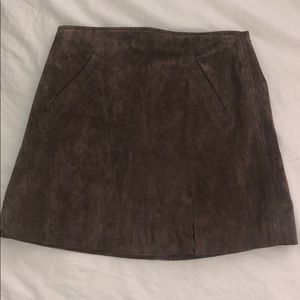 Blank NYC suede skirt